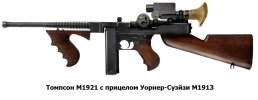 Томпсон М1921 с прицелом Уорнер-Суэйзи М1913.jpg